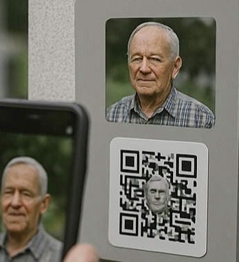 QR kód időkapszula